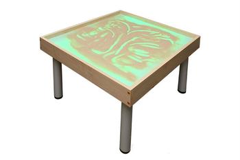 Столик на ножках для рисования песком «Радуга» (подсветка RGB)