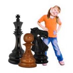 Тиковые шахматы пешка 27см король 60 см