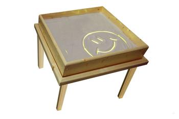 Стол на ножках для рисования песком светозвуковой