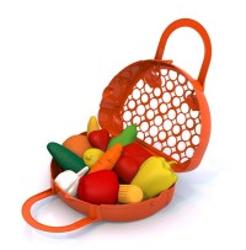 Набор «Фрукты, овощи» (12 предметов в сумке-корзинке)