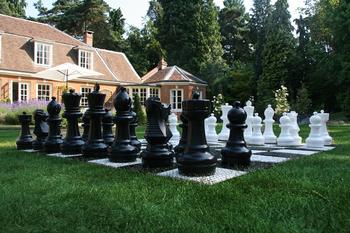 Стеклопластиковые шахматы 155 см